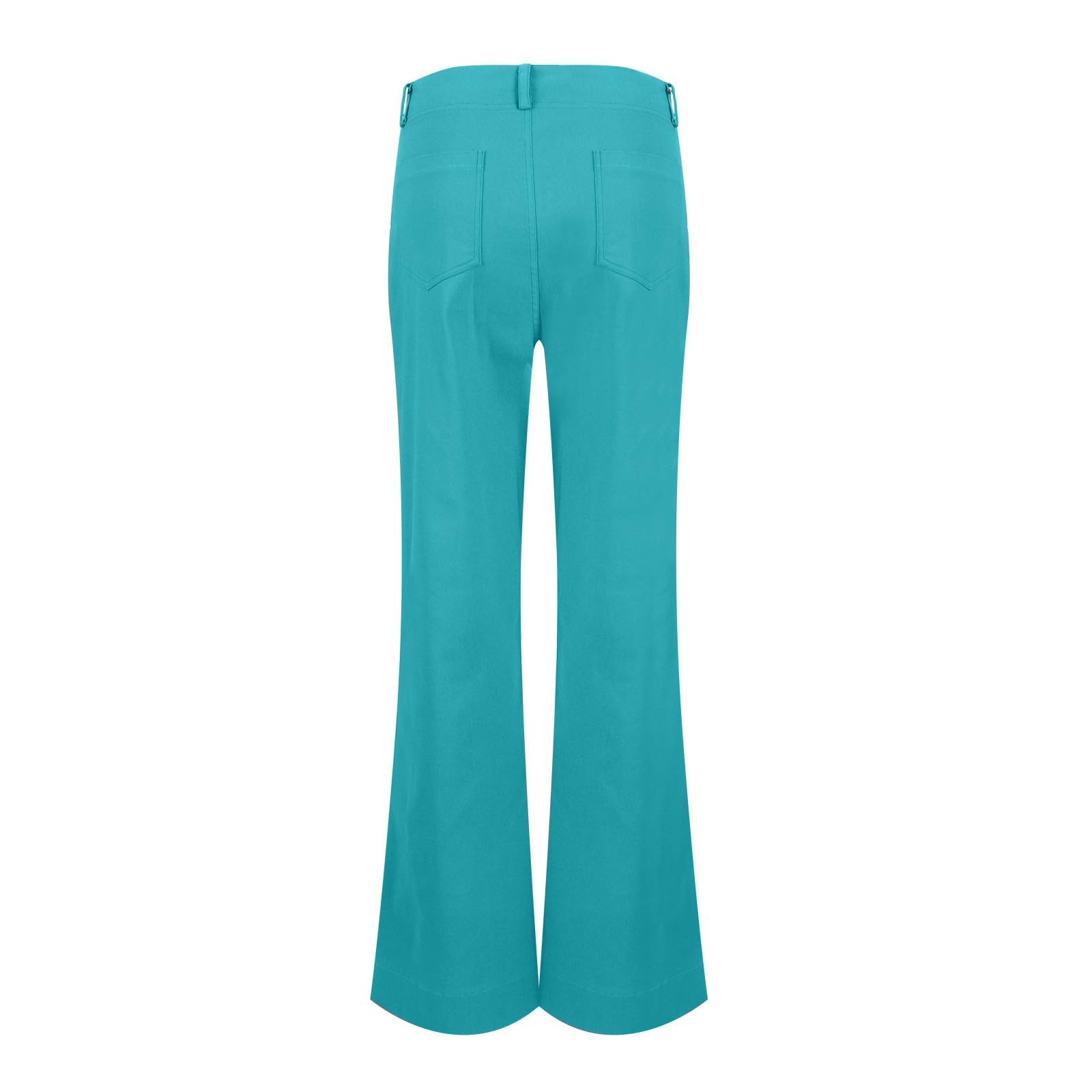 Schlaghose Damen für Office Chino Hose Cargohose Damen Flared Einfarbig Arbeitshose Damen Bell Bottom Freizeithose Damen Bootcut Palazzo Hose Damenhosen Elegant Marlene Hosen Damen Bequeme