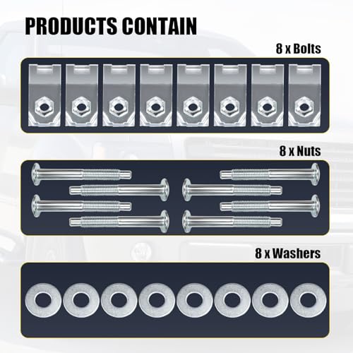 BUSID 924-311 Truck Bed Nut Hardware Kit Compatible with 1999-2016 Ford F250 F350 F450 F550 Super Duty Replaces W706640S900 W706641S900 W708770S436 XC3Z9900038AA by BUSIDN - Image 5