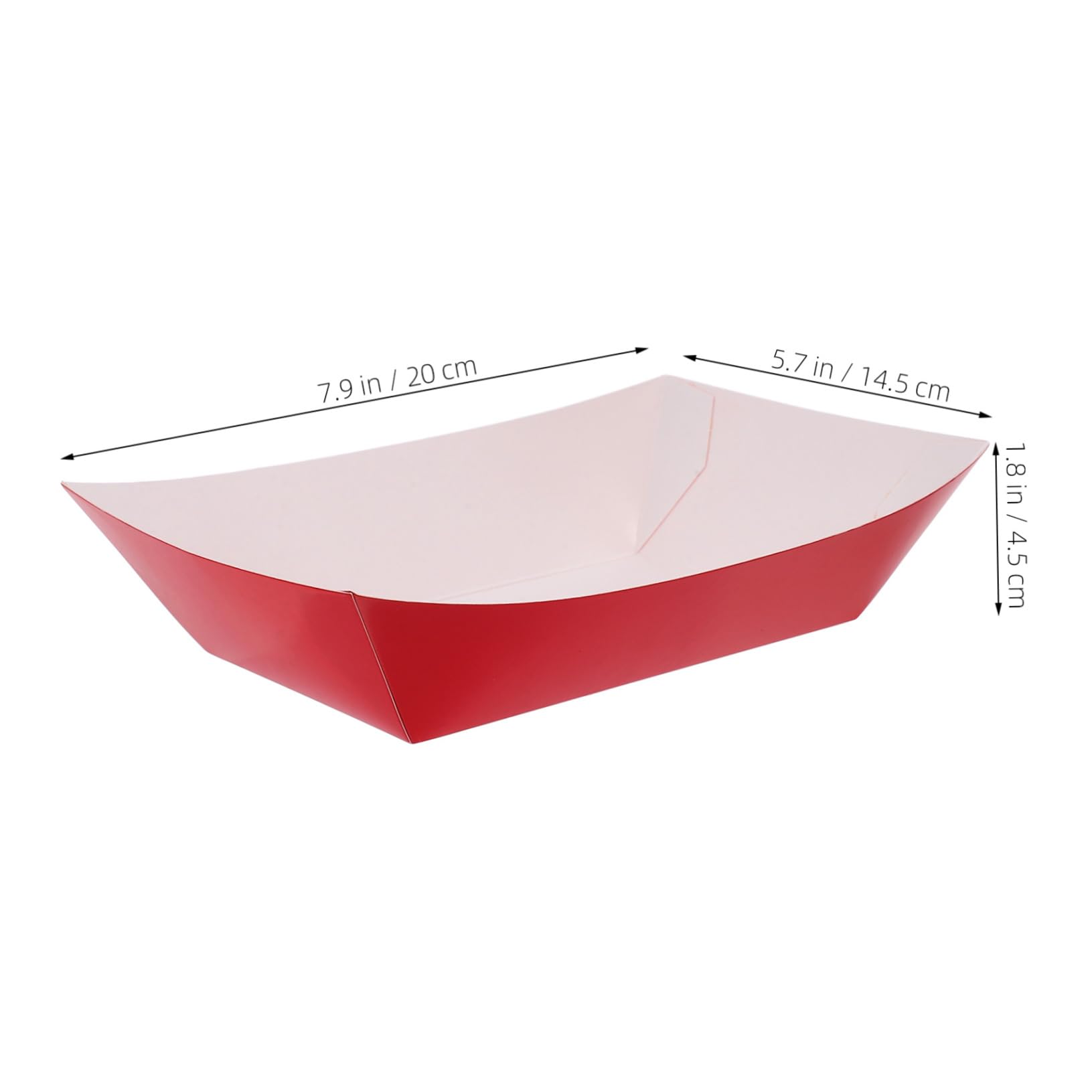 SOLUSTRE Snack Box Carnival Plates Hot Dog Trays Chicken Treats Food Trays for Party Versatile Hot Food Accessories