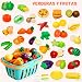 Imagen de JOYIN 68 Piezas de Juguete de Comida para Cortar para la Cocina niños pequeños