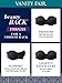 Vanity Fair womens Beauty Back Smoothing Strapless (34b - 44dd) Bra, Midnight Black, 40C US