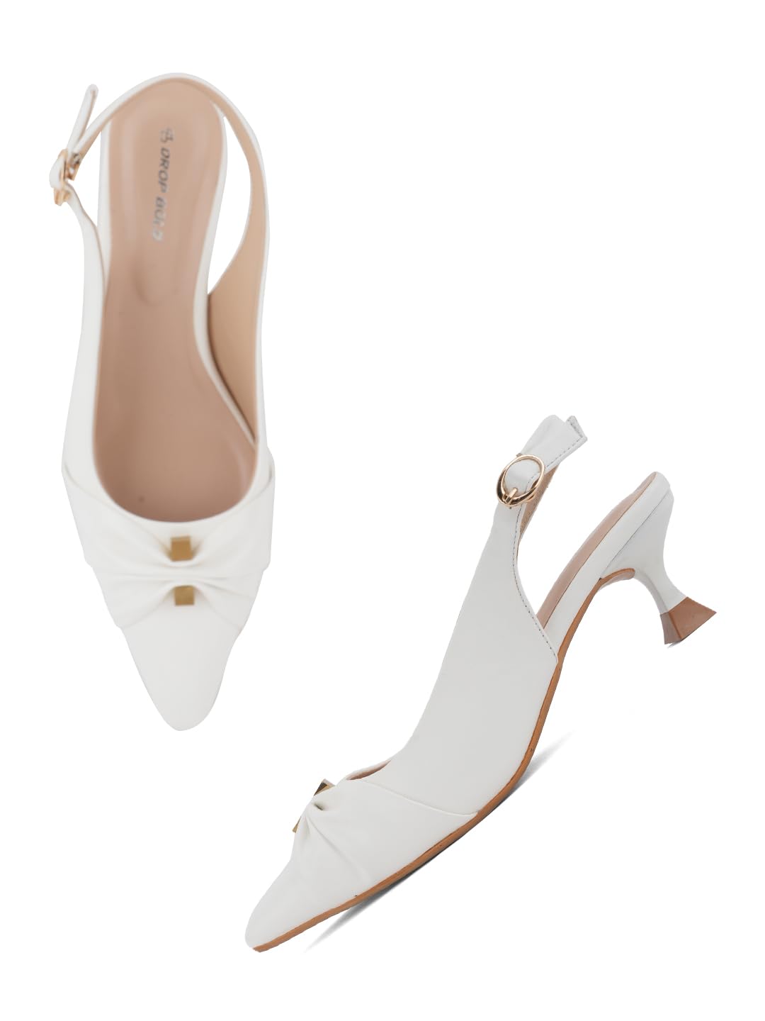 Elegant Knot Slingback Heels for Women