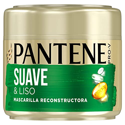 Pantene Pro-V Suave & Liso Mascarilla Capilar De Keratina, 300 ml