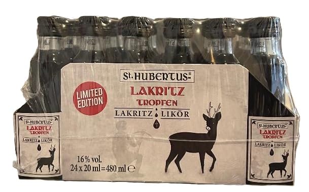24 x 0 02l Hubertus Lakritz Tropfen a 0 02l Friesen Tropfen 16% Vol. + Space Keks gratis a 45 g von Onlineshop Bormann