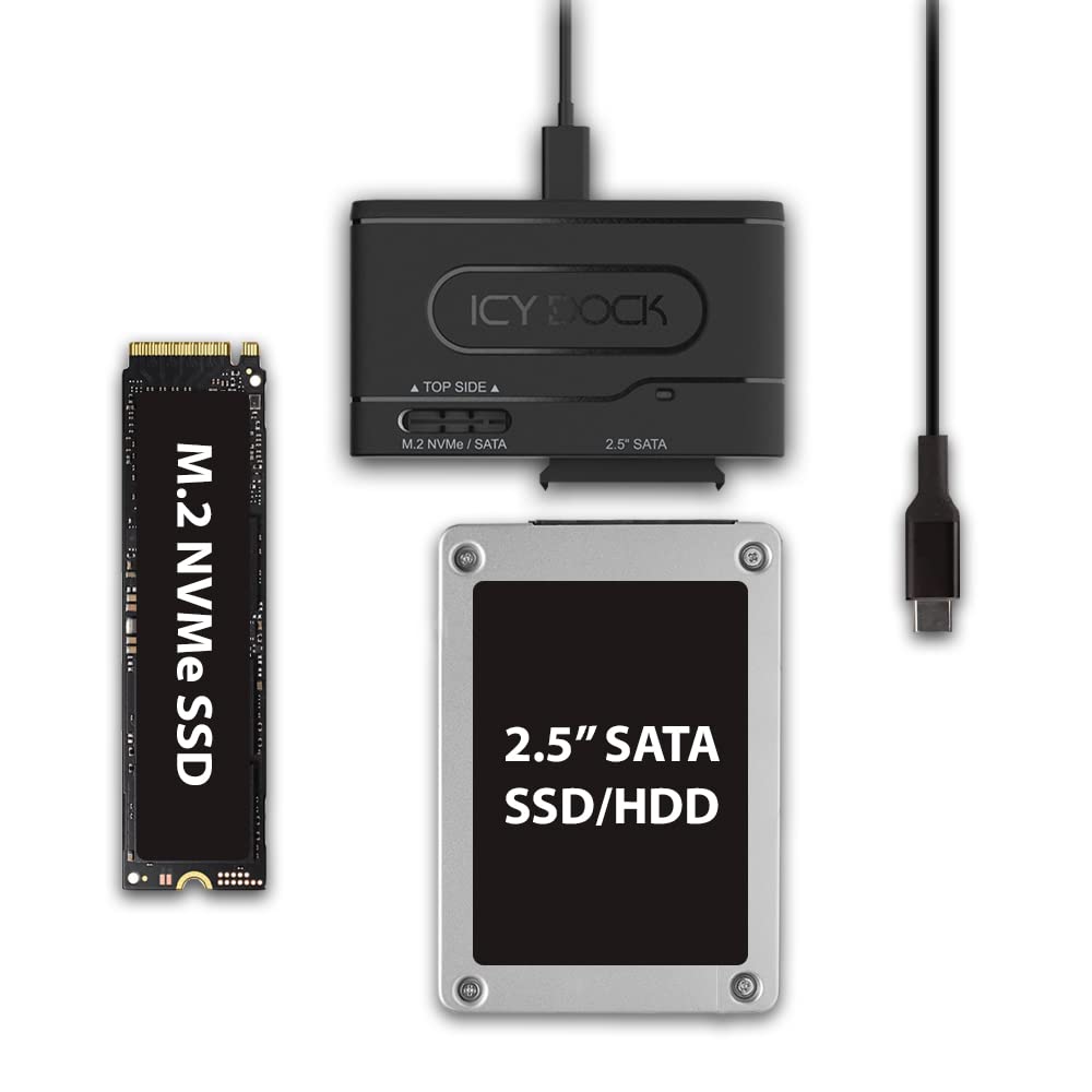 Amazon.co.jp: ICY DOCK EZ-Adapter 2.5 インチSATA SSD / HDD またはM