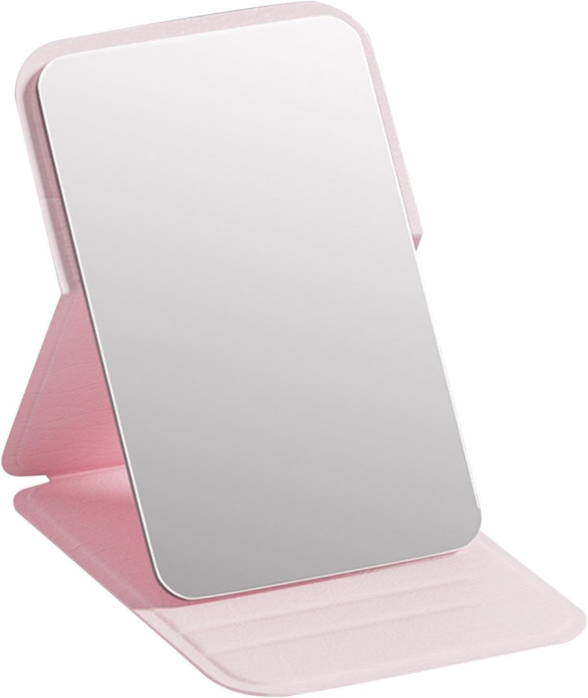 Foldable Makeup Mirror Portable Desktop Mirror Makeup, Skincare & Grooming Cosmetic Mirror for Dressing Table, Folding Beauty Mirror for Home, Salon & Office Use (Pink)-image-37