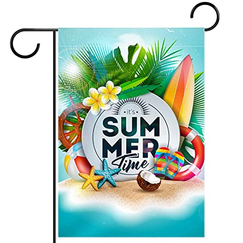 Drapeau de jardin tropical anti UV polyester double face solide