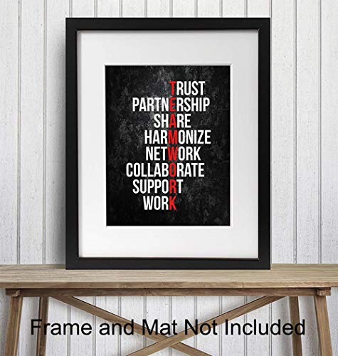 Motivational-Office-Wall-Art-Decor-8x10-Decoration-for-Business-Home-Apartment-Great-Inspirational-Gift-for-Entrepreneur-Executive-Manager-Team-Leader-Unframed-Poster-Picture