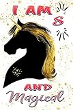 hasbro furreal golden retriever  I Am 8 And Magical: Cute Black Gold Unicorn Journal And Happy 8 Birthday Gift Notebook For Awesome Girls