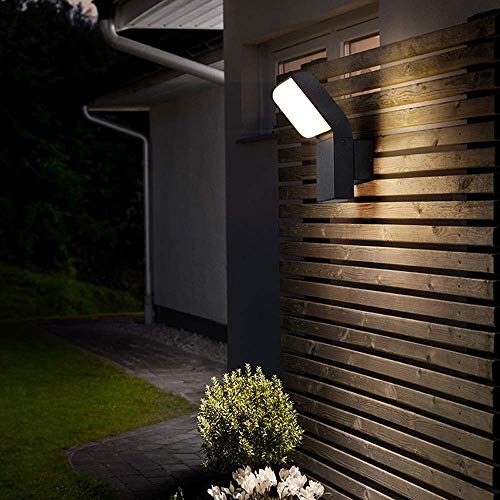Lampe murale LED extérieure étanche avec applique style industriel - 3