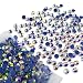 Queenme 1440pcs AB SS20 Hotfix Rhinestones 20SS Flatback Crystals for Clothes Shoes Crafts Hot Fix 5MM Round Glass Gems Stones Flat Back Iron on Rhinestones for Clothing