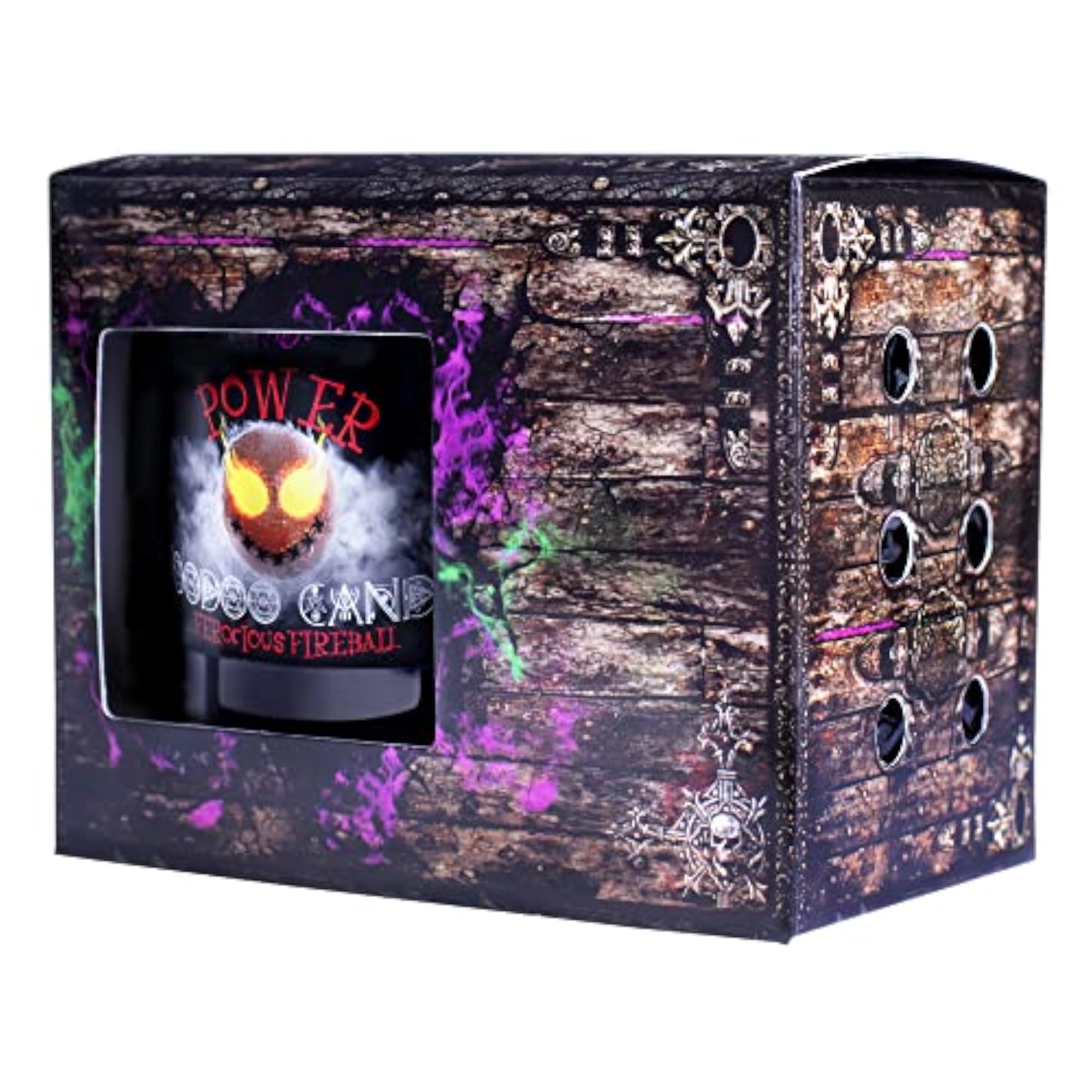 Voodoo Power Candle with Voodoo Doll & Crystal Stick