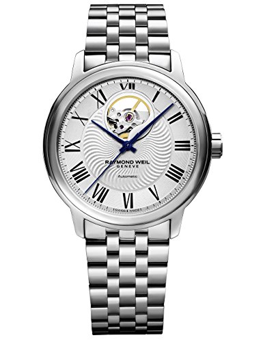 Raymond Weil Men's 2227-ST-00659 Maestro Analog Display Swiss Automatic Silver Watch