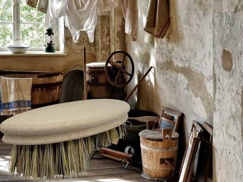 MAAJ WASCHEI/WASCHBÜRSTE 14 cm OVAL MIT Harter Union BESTÜCKUNG - VEGAN - Made IN Germany