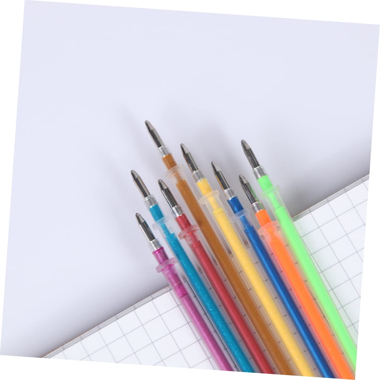 SHINEOFI 300pièces Recharges De Stylos Gel Colorés Pour Doodle Scrapbooking Et Dessin Fournitures De Bureau Multicolores