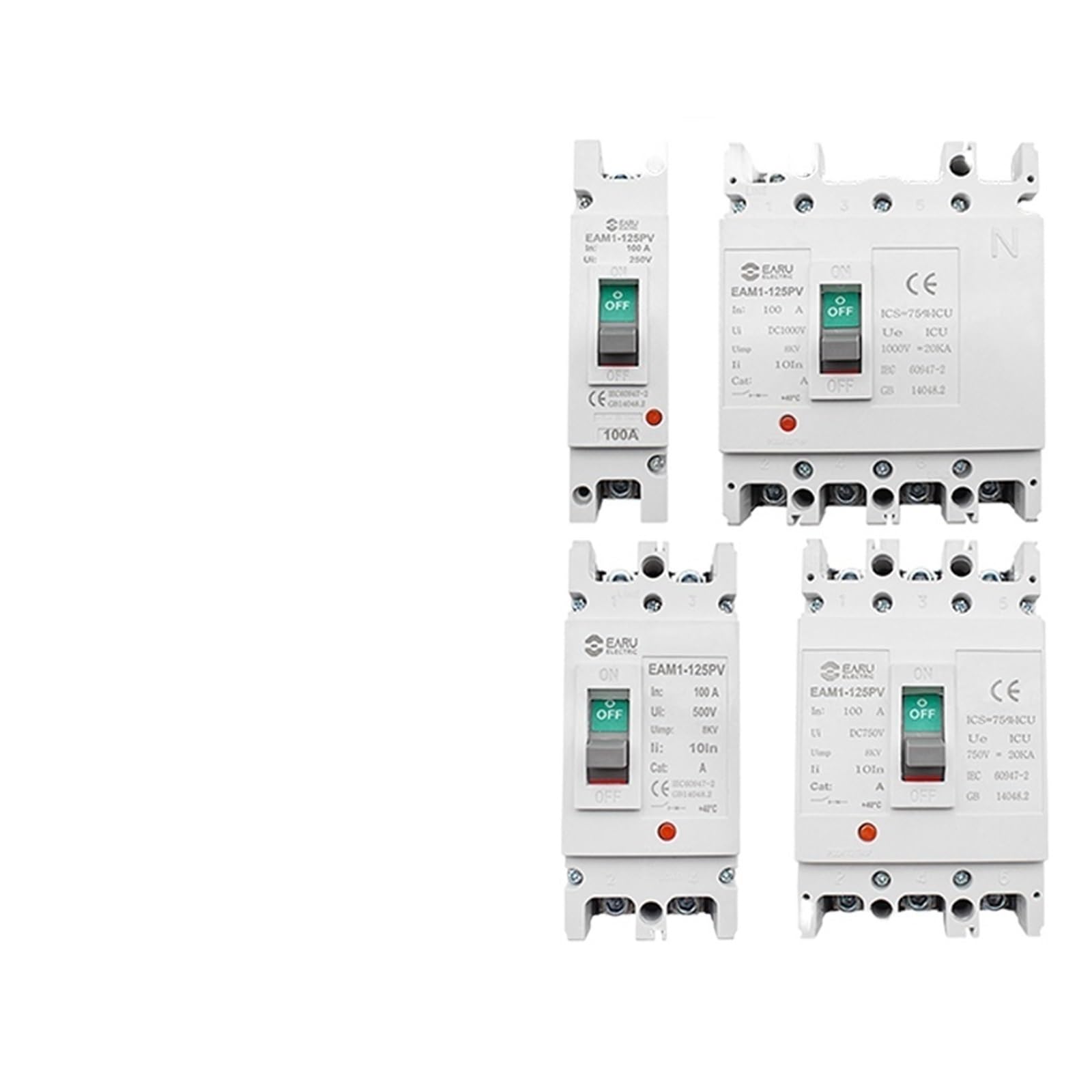Sécuriser un circuit haute tension avec le disjoncteur boîtier moulé 3P 250A DC 1000V