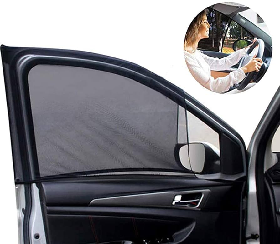 Car Side Rear Sun Shade With UV Rays Protection, Fit Most Of Vehicle