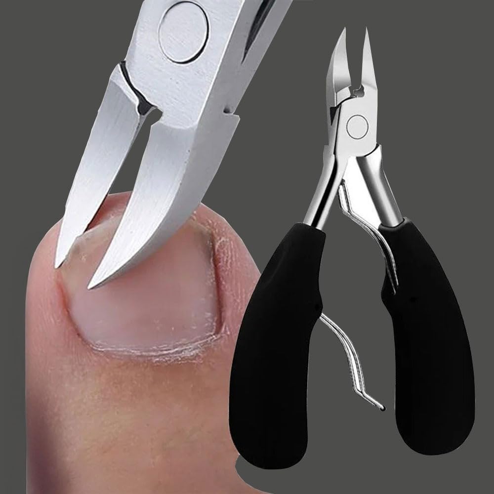 1 Piece Stainless Steel Chickbeak Toenail Clippers Professional Grade Concave Pedicure Paronychia Correction Foot Care Tool 13x5 5cm