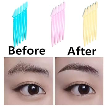 Amazon.com: 24 Pieces Eyebrow Razor Shaper Trimmer Shaver