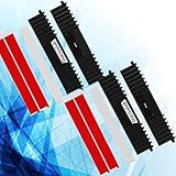 KIT COMPLET : comprend 2 gilets de refroidissement, 4 dissipateurs thermiques fins et 2 films thermiques épais pour des solutions complètes de refroidissement de la mémoire