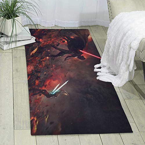 Game Star Wars Area Rugs Super Soft Indoor Carpet Suitable for Children's Bedroom Family Living Room Decoration Kindergarten Carpets -70" X 24"