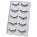 5 Pairs Long Thick Makeup False Eyelashes Fake Eye Lash Extension Handmade Soft