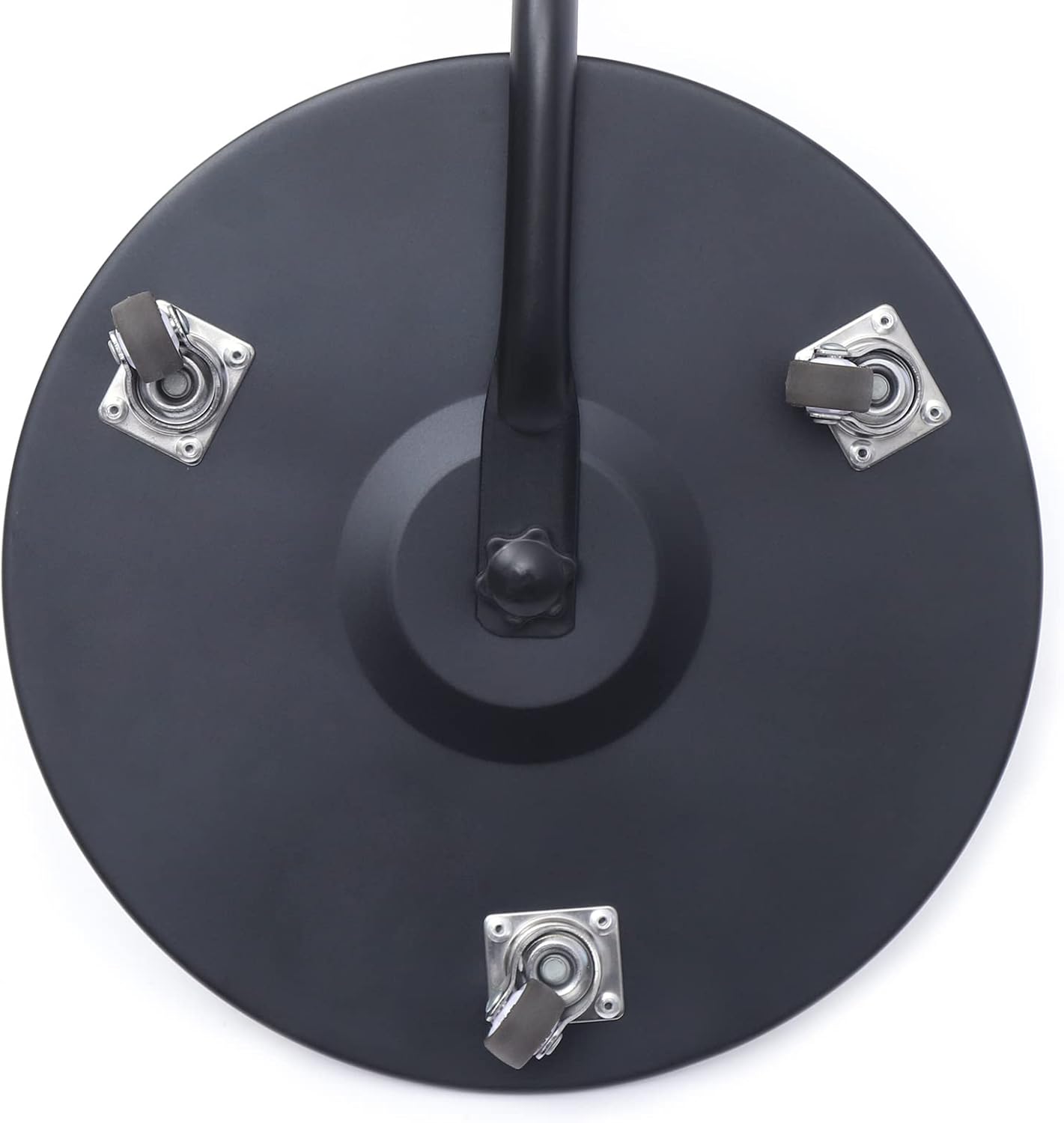 12 Inch Car Under Vehicle Inspection Mirror, Security Mirror Wheel w/LED Light US,Diameter Security Mirror with Wheels Car Under Vehicle Inspection Mirror Security with Flashlight