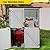 Aivituvin Outdoor Storage Shed with Floor, Garden Tool House with Metal Frame Structure, Large Wooden Cabinet with Adjustable Shelves for Backyard Garden Patio (White)