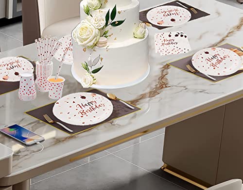 Baby Shower Plates Set For 20 Guests, 160 Pieces Of Paper Plates Cups Napkins Straws Tableware Set For Baby Shower Birthday Hen Party Bridal Shower Jungle Theme Party Decorations (White) #TOP5