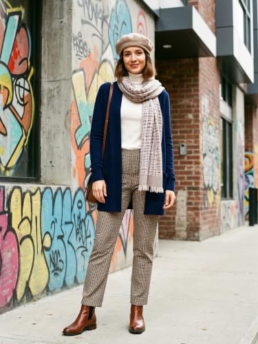 Image of Spicy Sandia Women's Basic Open Front Long Cardigan Sweaters with Pockets | Capsule Wardrobe Essentials, Early Fall 2026 Trendy