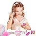 Girl Makeup Kit - Kids Real Washable Play Makeup Toy for Toddler Gifts Age 2 3 4 5 6 7, Child Pretend Princess Cosmetics Set with Glitter Purse, Nail Polish, Make up Brush, Eyeshadow, Lip Gloss, Blush