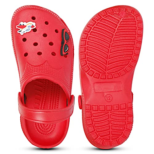 Image of MOZAFIA CHIKU Super Lightweight Cushioned Footbed EVA Sole Pull ON Washable Clogs for Kids