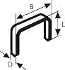 Bosch - Zımba Teli Tip 53 11, 4 * 0, 74 * 6 mm