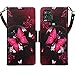 ZASE Moto G Stylus 5G Wallet Phone Case for Women Pouch PU Leather Flip Folio Cute Design Cover w/Kickstand ID Card Slot Wrist Strap Compatible with Motorola G Stylus 5G (Hot Pink Butterfly)