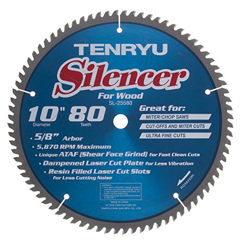 Tenryu SL-25580 10" Saw Blade by Bubbacare - Used condition - US$44.49
