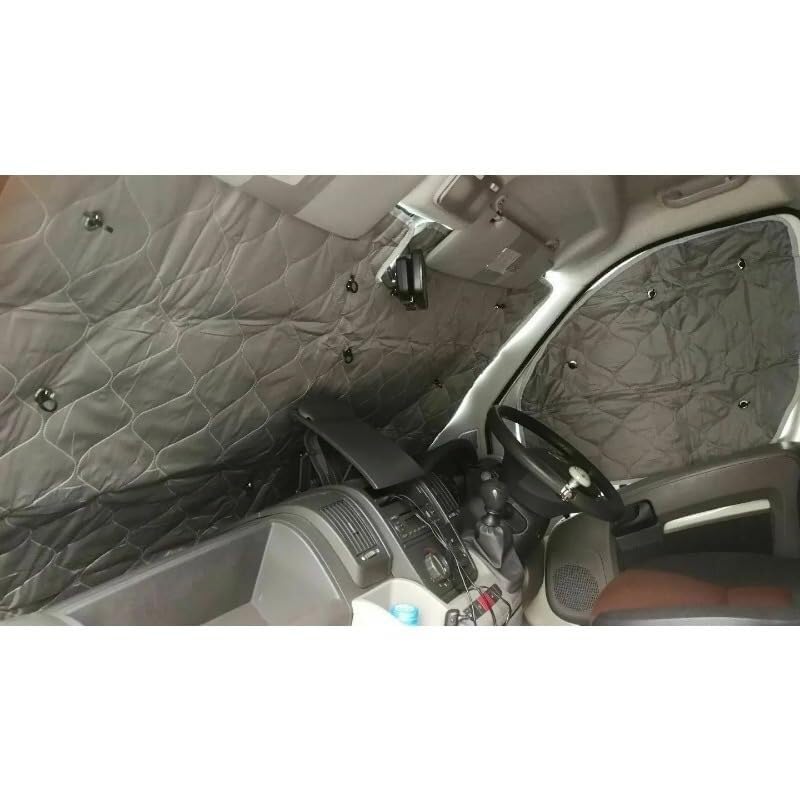 Rideau Voiture,Rideau Occultant Voiture Campervan Car Sun Fit Utilisation for Fiat Ducato 2006-2022 Stores Thermiques internes 7 Couches Couverture Pare-Brise Auto Pare-Soleil Accessoires intérieurs