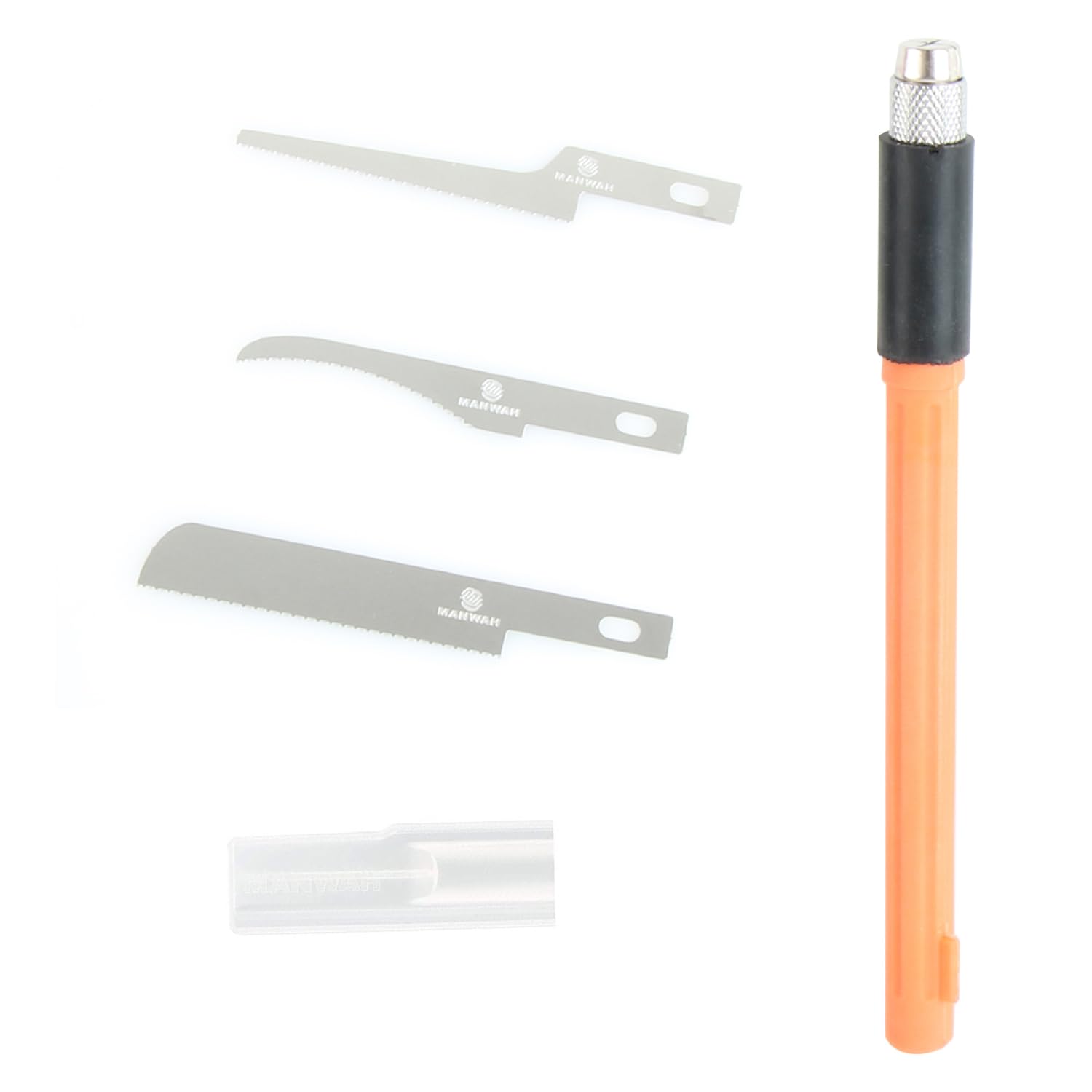 Set mini seghe a mano per modellismo fai da te 3 tipi intercambiabili lame seghetto custodia