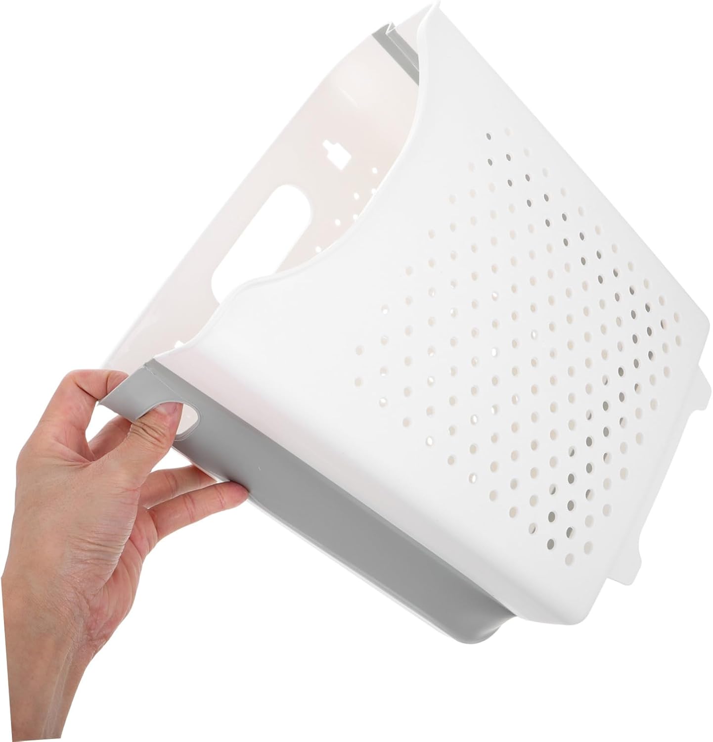 Large Collapsible Wall Mounted Laundry Hamper Foldable Clothes Basket for Bathroom and Washroom Spacious Hanging Storage Container for Dirty Clothes and Towels