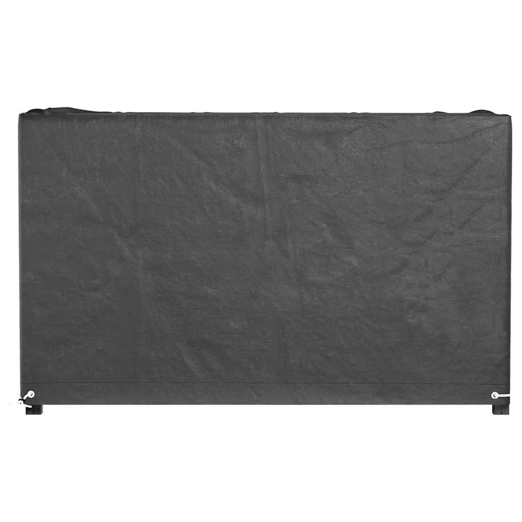 Fengshui Gartenmöbel-Abdeckungen 2 STK. 170x94x70 cm Rechteckig | Polyethylen, Leicht, Pflegeleicht, Mit Aluminiumösen Und Seil, Einfach Zusammenfaltbar