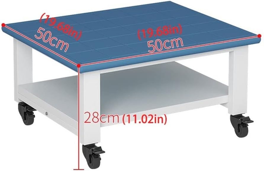 Book cartPrinter Table Printer Stand Mobile Printer Stand Roller Detachable Storage Rack File Rack Small Bookshelf Scanner Cart Suitable for Home Office Printer Stand (Size : Large) Large (O