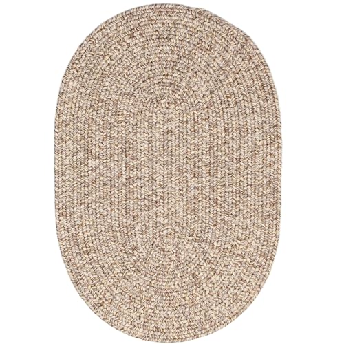 Rustic Farmhouse Reversible Braided Rug