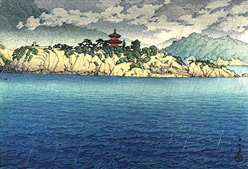 32 Pezzi 1 Set Set di Cartoline Ukiyoe di Paesaggi...