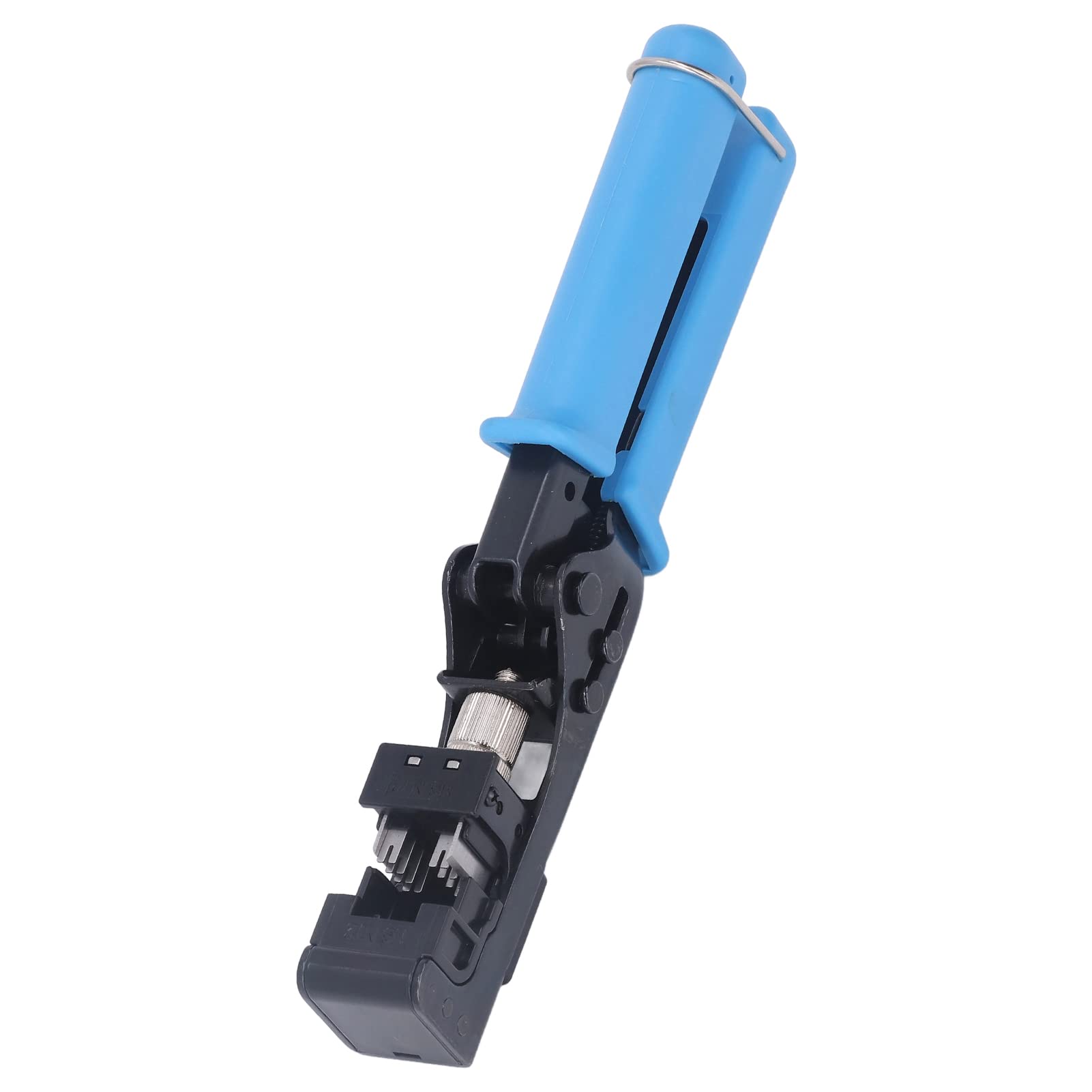 Modulares Datenkabel-Crimper, Legierter Stahl, Flachmund, Terminationswerkzeug für Cat5 Cat6 Netzwerkkabel, Dual - Funktion Drahtschneider und Crimper für Home Office Industrie Einsatz
