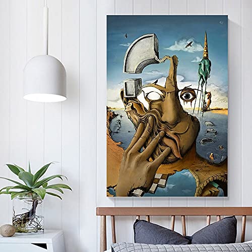 Hitecera Salvador Dali Posters Surrealism Canvas Wall Art Posters Hanging Pictures 12X18Inch(30X45Cm) #TOP3