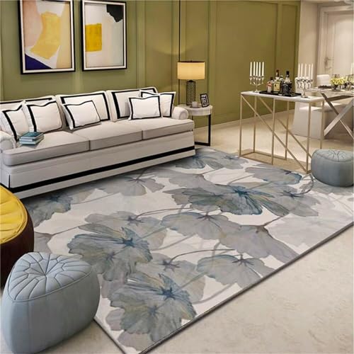 Tapis de créateur Art déco imprimé gris 200X260CM moquette haute qualité