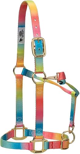 Weaver Leather Polyester Rainbow Adjustable Chin and Throat Snap Halter