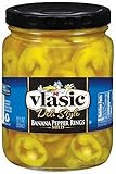 Vlasic Deli Style Mild Banana Pepper Rings, Keto Friendly, 12 - 12 FL OZ Jars