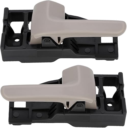 OCPTY Manija de puerta interior Controlador trasero izquierdo Pasajero derecho Reemplazo para 2000-2006 para Toyota Tundra gris