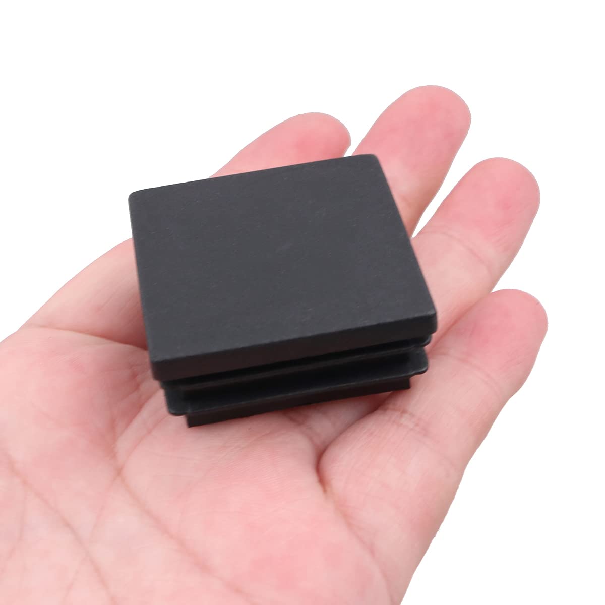 Amazon.co.jp: 50 NUZAMASスクエアブラックプラスチックエンドキャップ