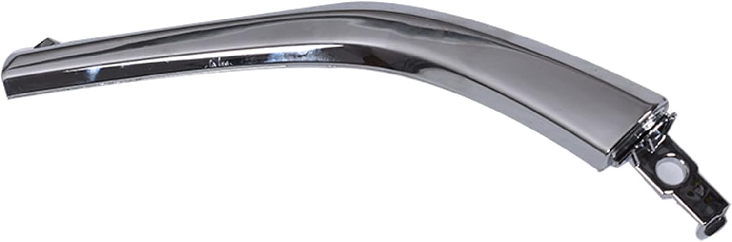 Silscvtt Front Left Bumper Chrome Trim Molding Strip 3 Pieces Kit Replacement for Outlander 2016-2019 6407A141 6407A145 6407A143 MI1046103SET